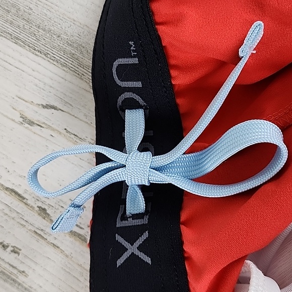 Xersion red powder blue basketball shorts pockets drawstring waist Size XXL NEW - Picture 5 of 6